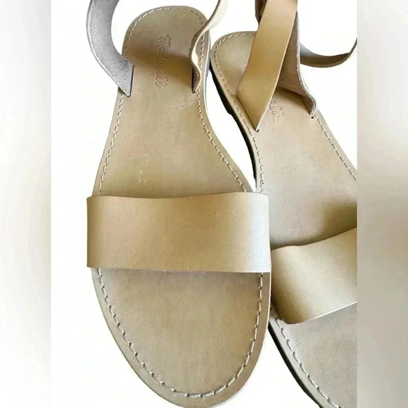 🤎 Madewell The Boardwalk Ankle Strap Leather Sandal Women’s Size 8.5 EUC - Picture 3 of 14